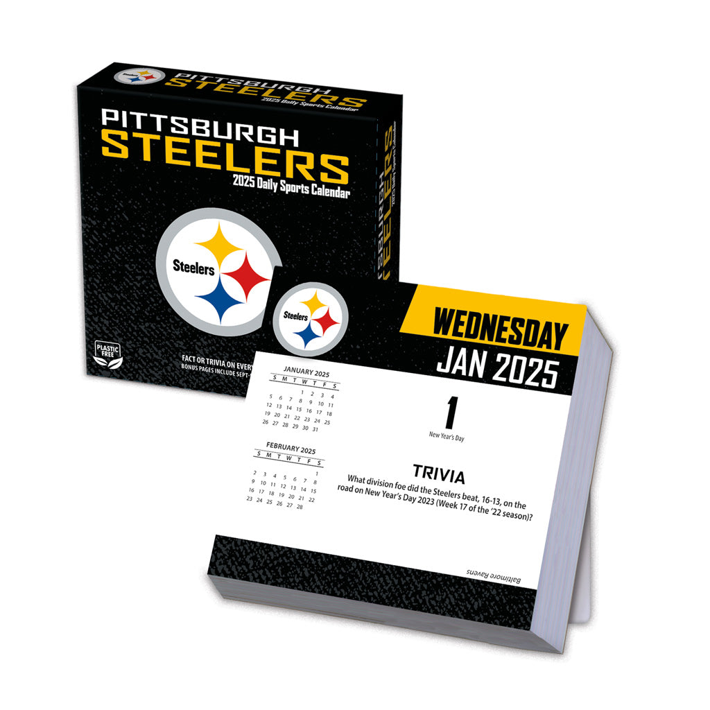 NFL Pittsburgh Steelers 2024-2025 Boxed Calendar