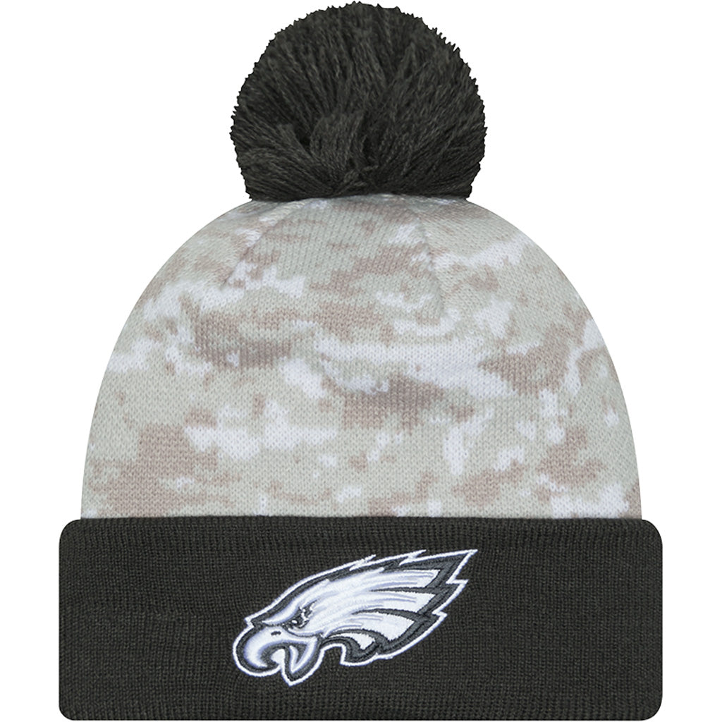 NFL Philadelphia Eagles New Era 2024 Salute to Service Knit Hat