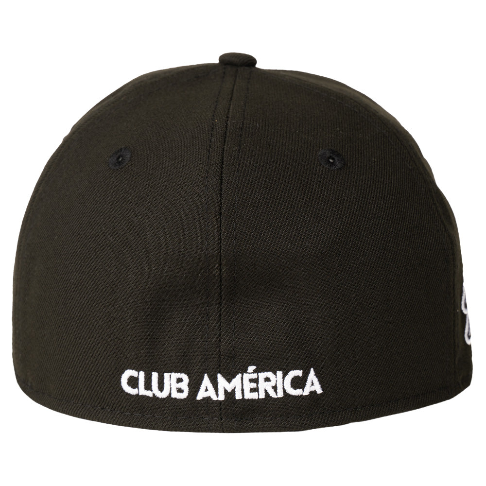 Club America New Era Black &amp; White 59FIFTY Fitted