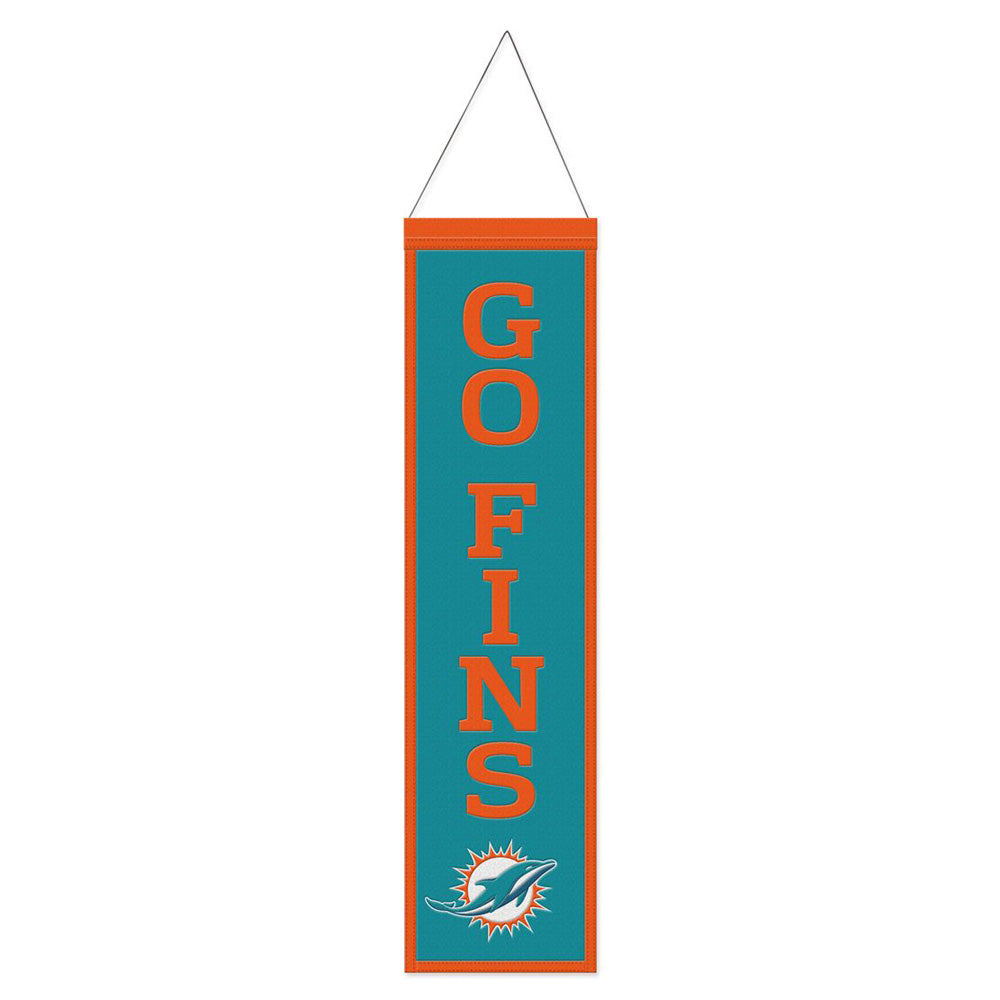 NFL Miami Dolphins WinCraft Slogan Wool Banner