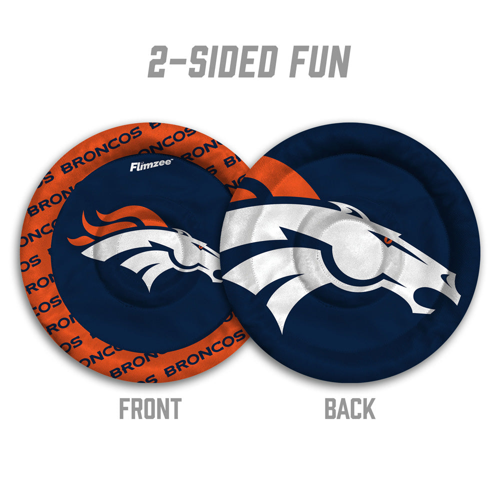 NFL Denver Broncos Flimzee Bean-Bag Flying Disc