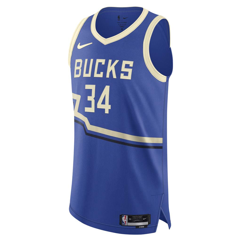 NBA Milwaukee Bucks Giannis Antetokounmpo Nike 2024/25 City Edition Authentic Jersey