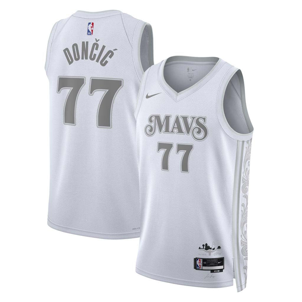 NBA Dallas Mavericks Luka Dončić Nike 2024/25 City Edition Swingman Jersey