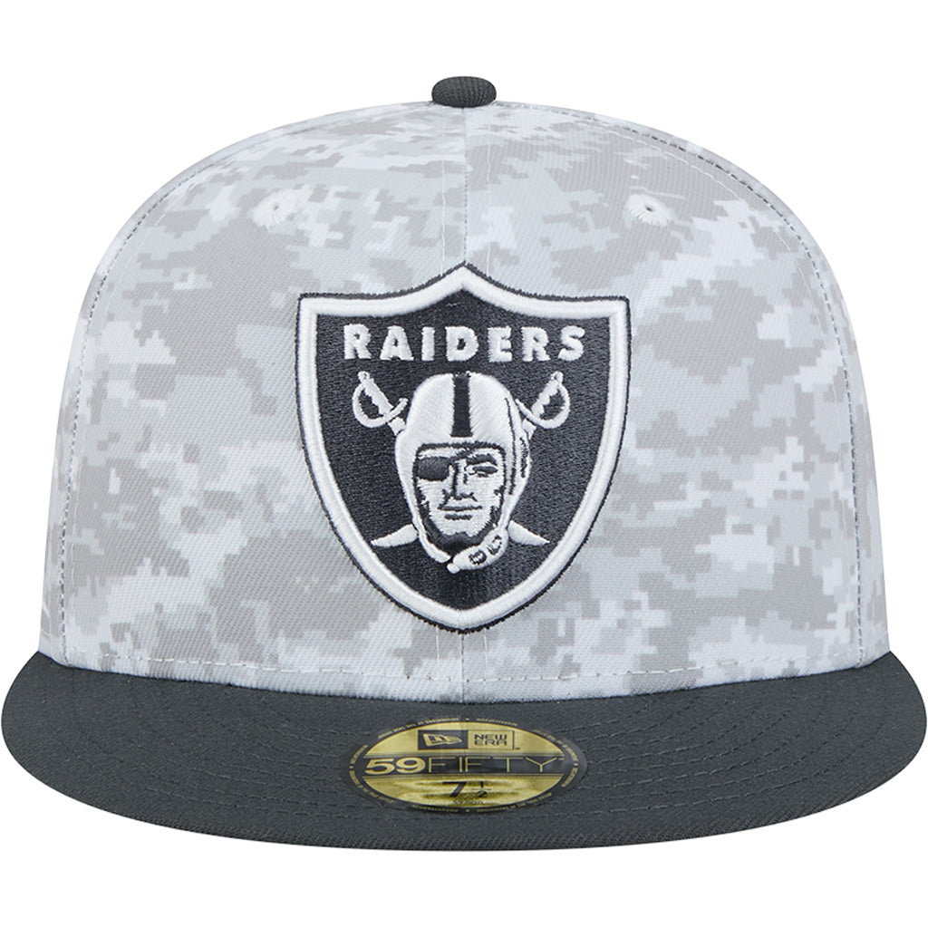 NFL Las Vegas Raiders New Era 2024 Salute to Service 59FIFTY Fitted Hat