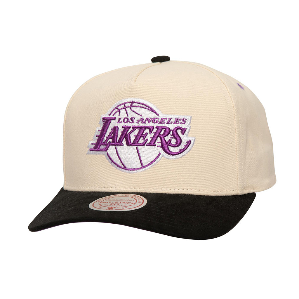 NBA Los Angeles Lakers Mitchell &amp; Ness Overspray Pro Snapback