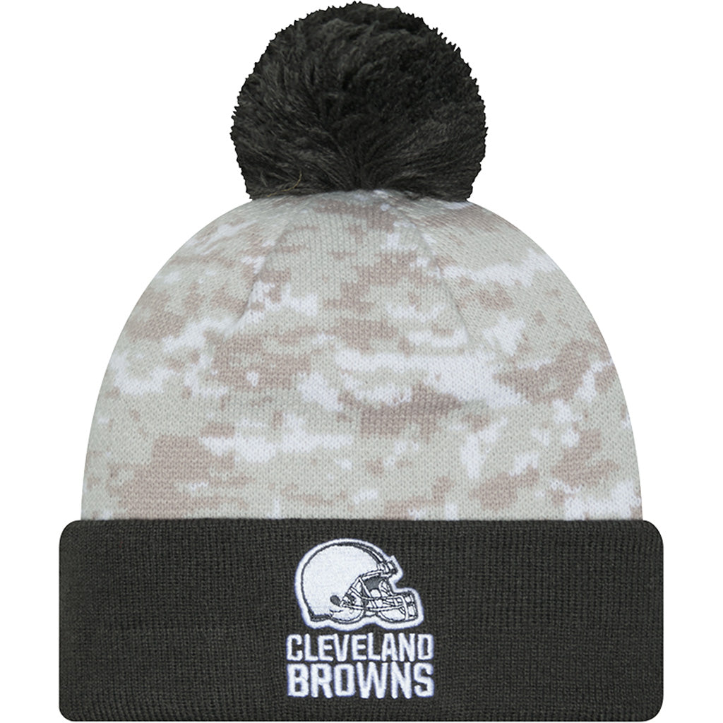 NFL Cleveland Browns New Era 2024 Salute to Service Knit Hat