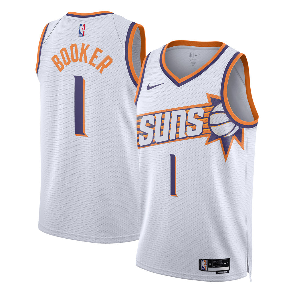 NBA Phoenix Suns Devin Booker Nike Association Swingman Jersey