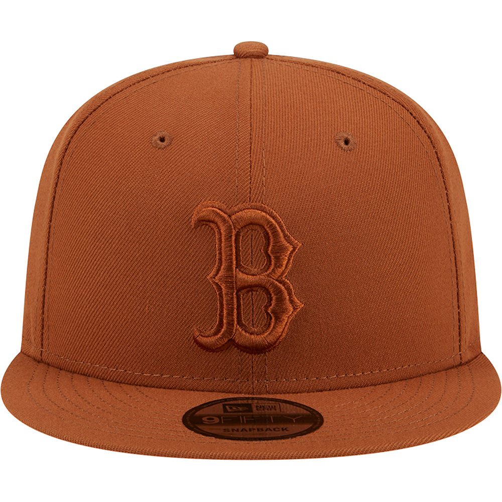 MLB Boston Red Sox New Era Earthly Brown 9FIFTY Snapback Hat