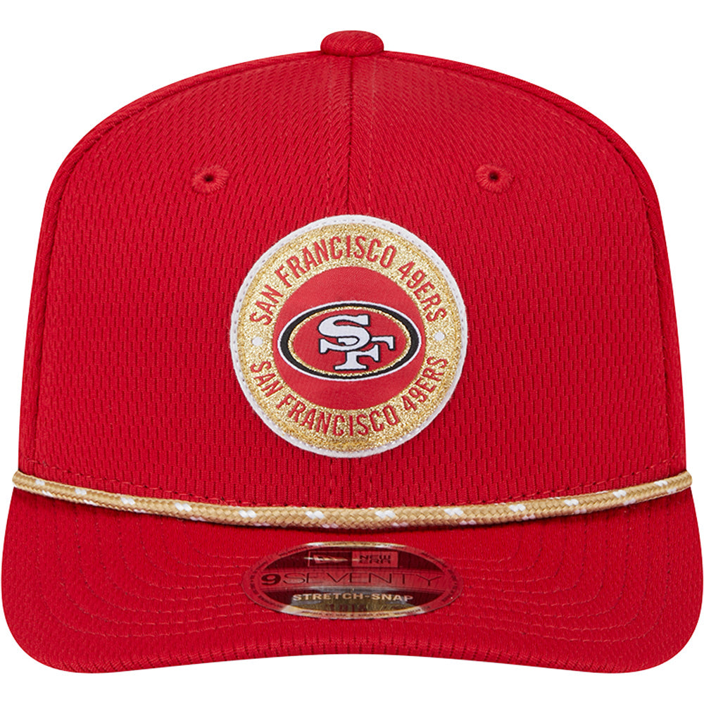 NFL San Francisco 49ers New Era 2024/25 Sideline 9SEVENTY Stretch Snapback