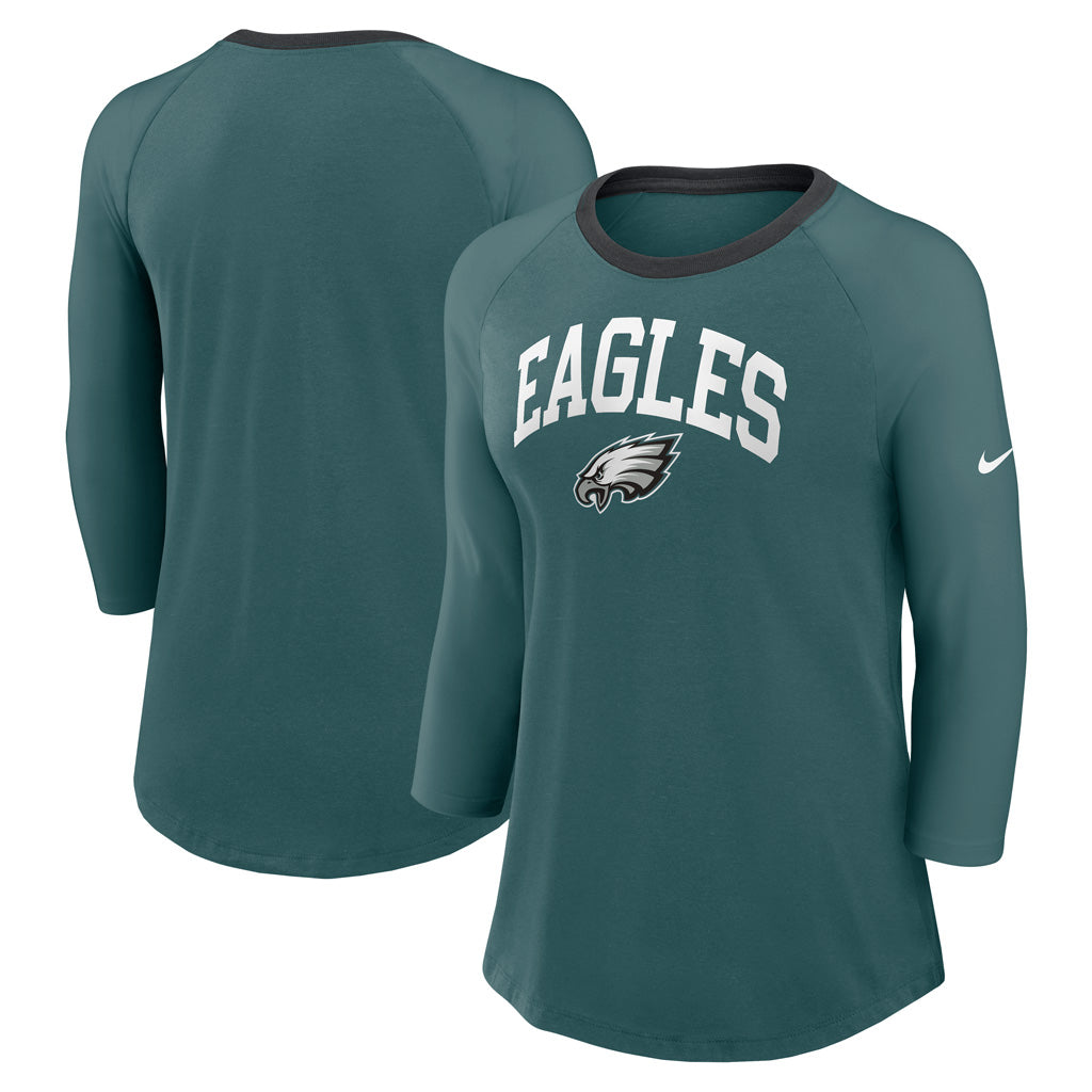 NFL Philadelphia Eagles Women&#39;s Nike Fashion 3/4 Sleeve Tee