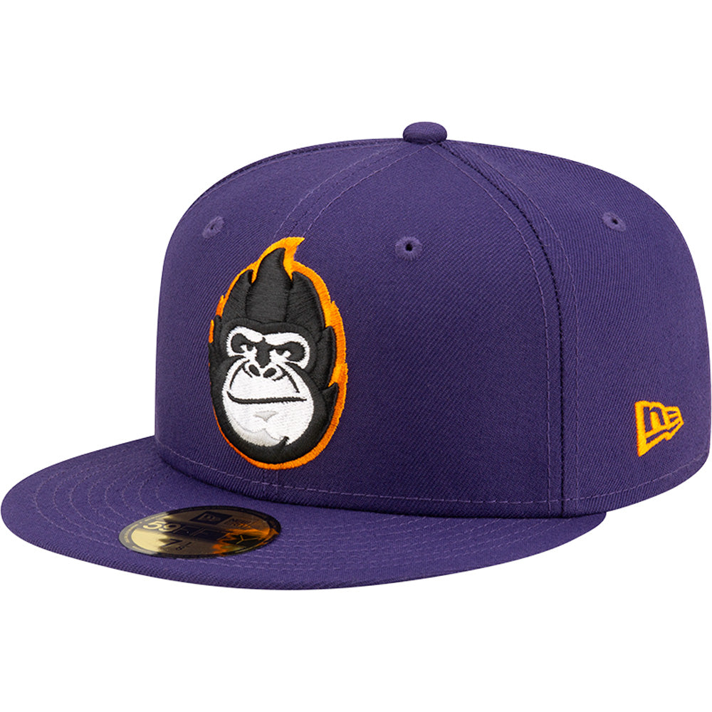 NBA Phoenix Suns New Era Gorilla Head Orange Outline 59FIFTY Fitted Hat