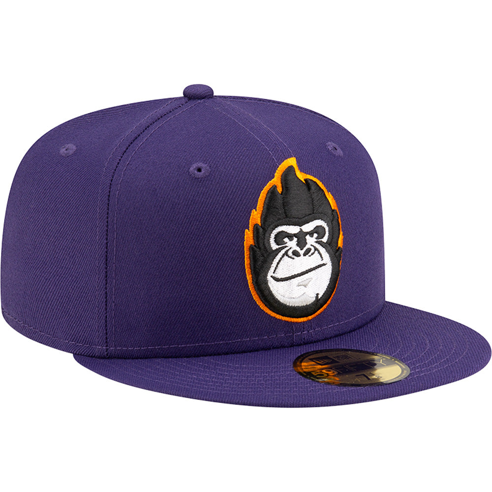 NBA Phoenix Suns New Era Gorilla Head Orange Outline 59FIFTY Fitted Hat