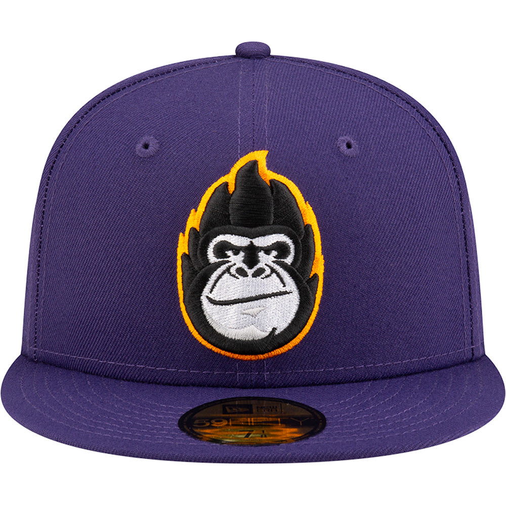 NBA Phoenix Suns New Era Gorilla Head Orange Outline 59FIFTY Fitted Hat