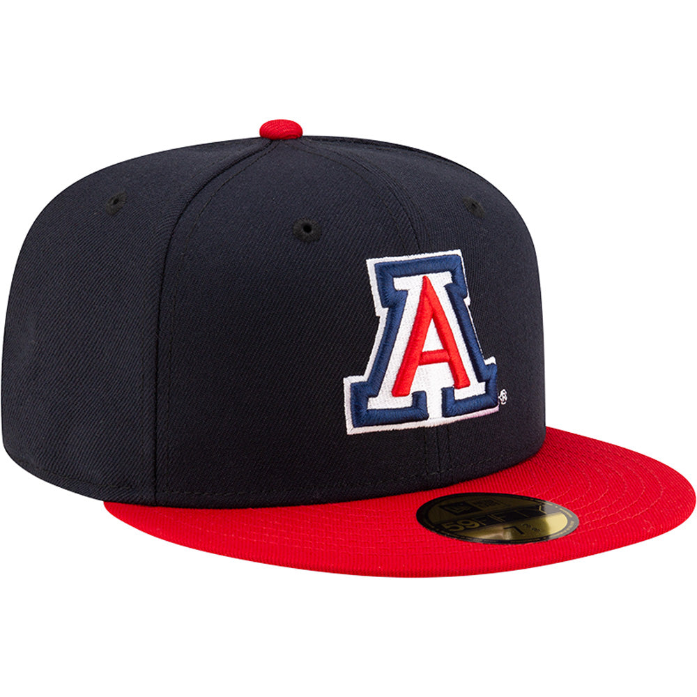 NCAA Arizona Wildcats New Era Two-Tone Primary Logo 59FIFTY Fitted Hat