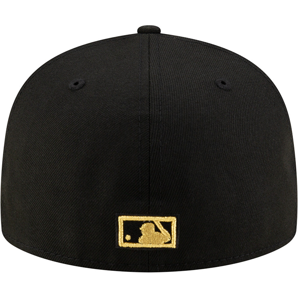 MLB Los Angeles Dodgers New Era Black &amp; Gold 59FIFTY Fitted Hat