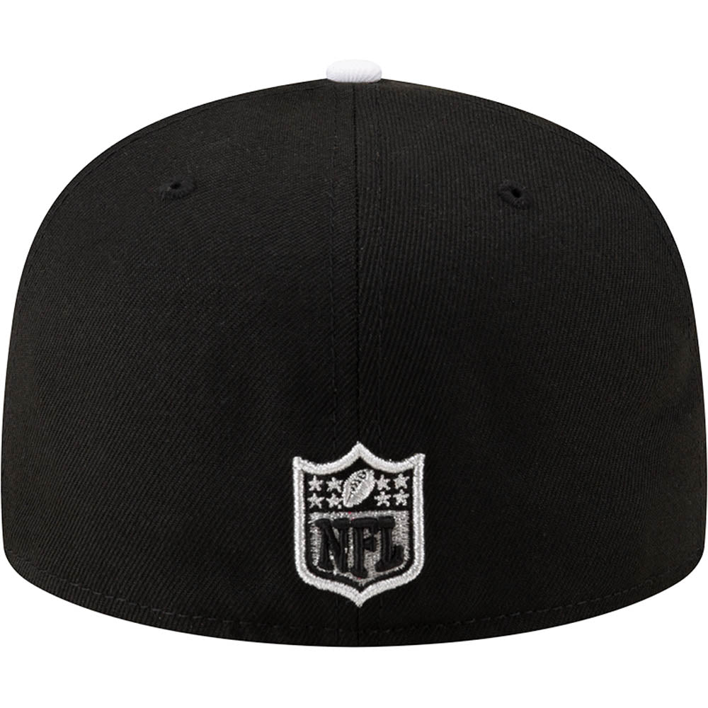 NFL Las Vegas Raiders New Era Two-Tone Primary 59FIFTY Fitted Hat