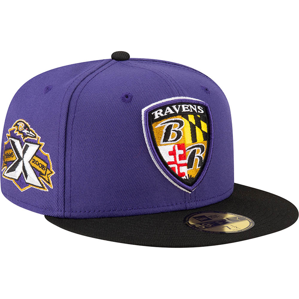 NFL Baltimore Ravens New Era Two-Tone Primary 59FIFTY Fitted