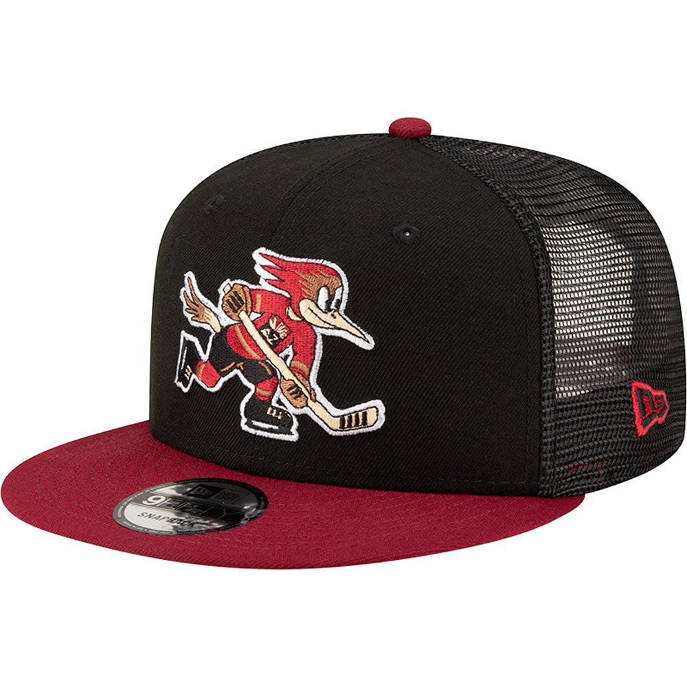 Tucson Roadrunners New Era Two-Tone Primary 9FIFTY Trucker Snapback