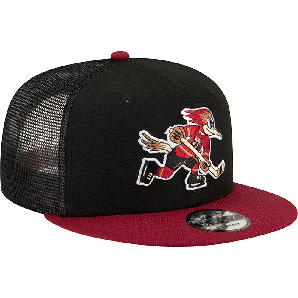 Tucson Roadrunners New Era Two-Tone Primary 9FIFTY Trucker Snapback