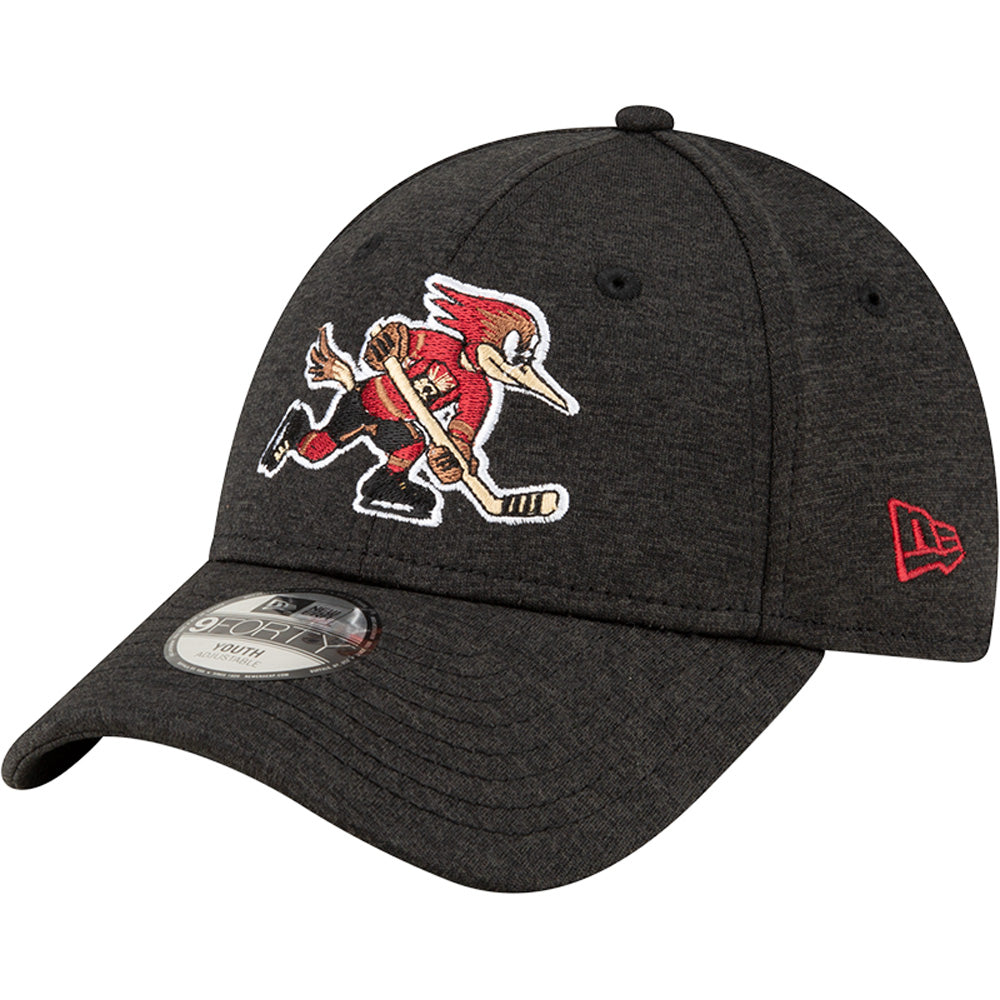 Tucson Roadrunners Youth New Era Primary Shadow-Tech 9FORTY Adjustable Hat