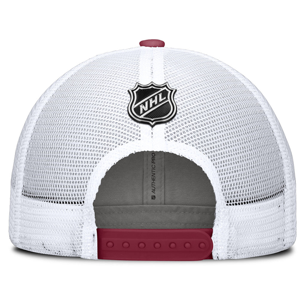 NHL Colorado Avalanche Fanatics Authentic Pro Tucker Snapack Hat