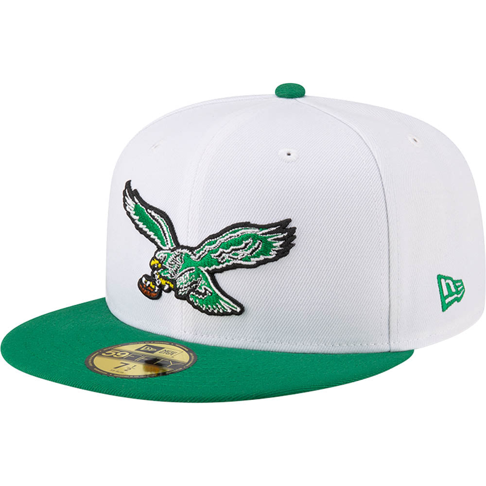 NFL Philadelphia Eagles New Era Two-Tone Snow 59FIFTY Fitted