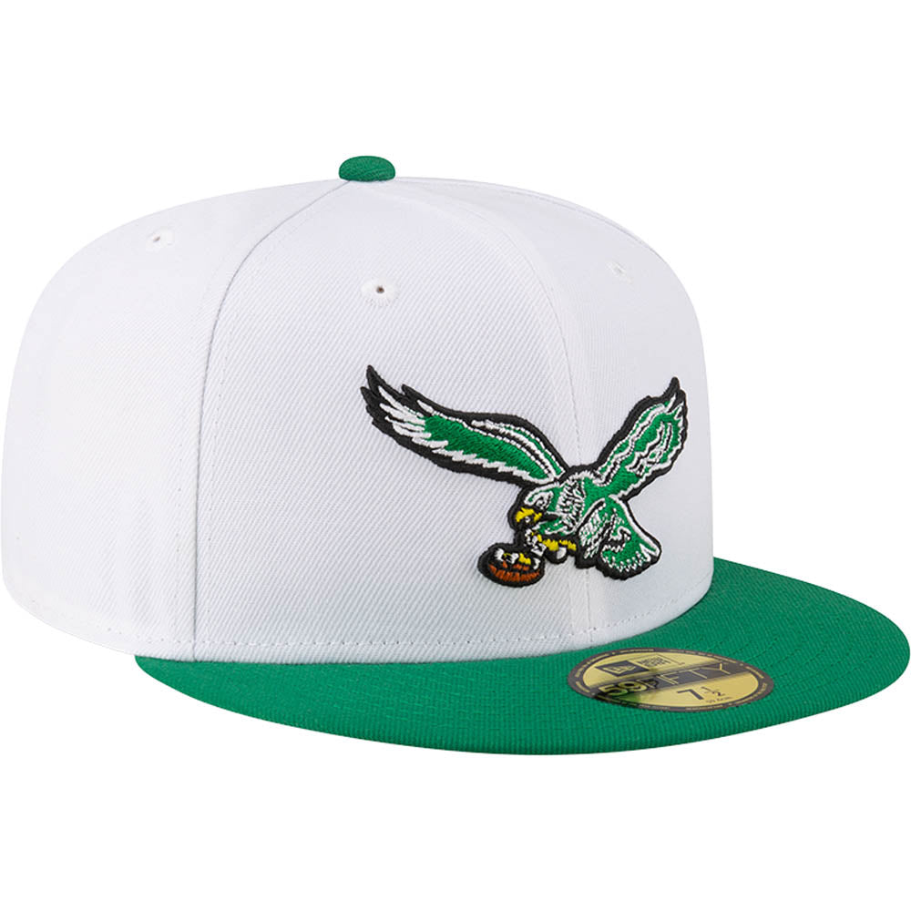 NFL Philadelphia Eagles New Era Two-Tone Snow 59FIFTY Fitted