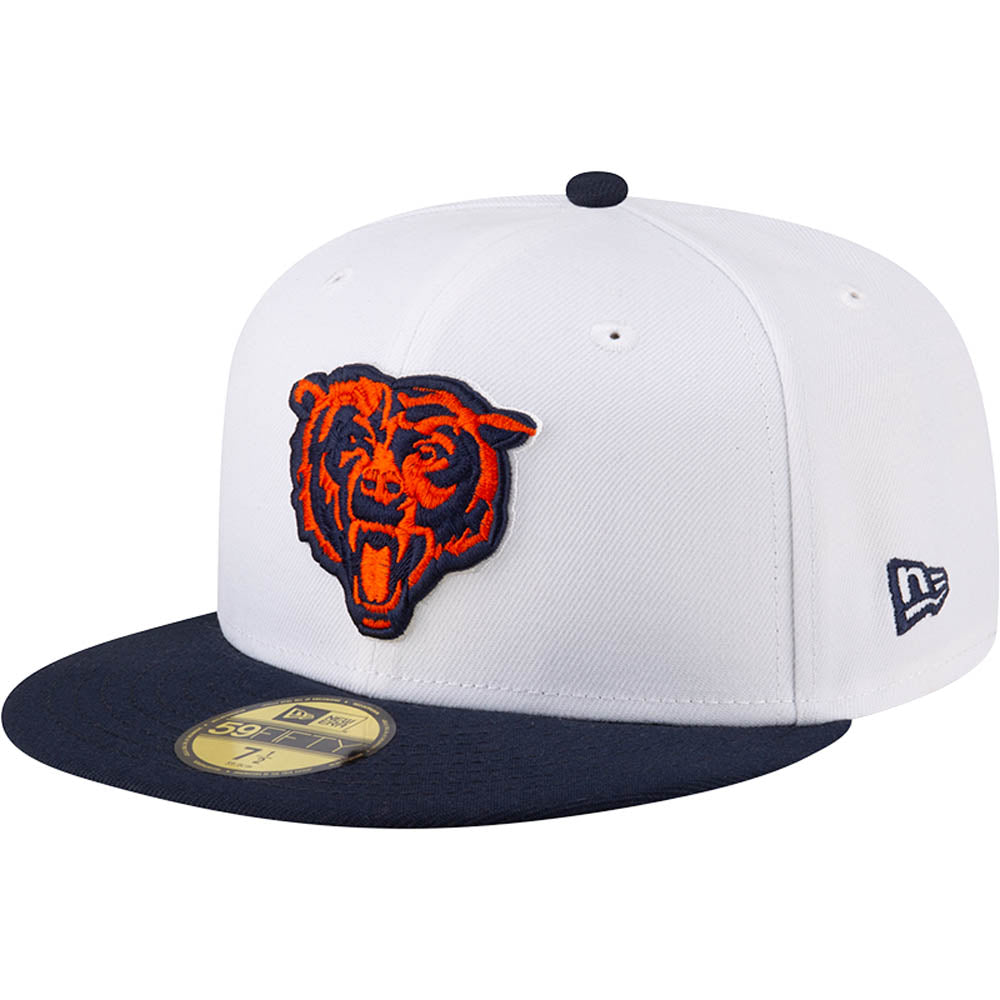 NFL Chicago Bears New Era Two-Tone Snow 59FIFTY Fitted