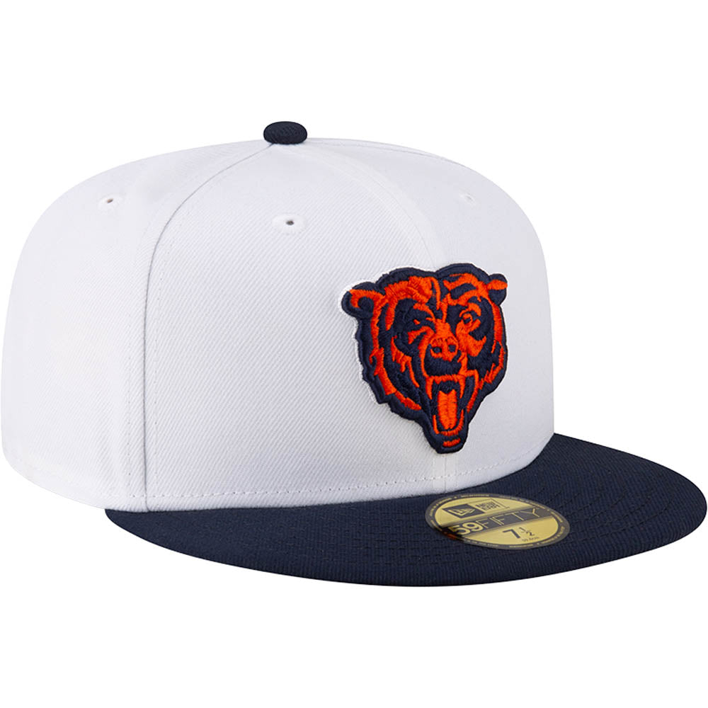 NFL Chicago Bears New Era Two-Tone Snow 59FIFTY Fitted