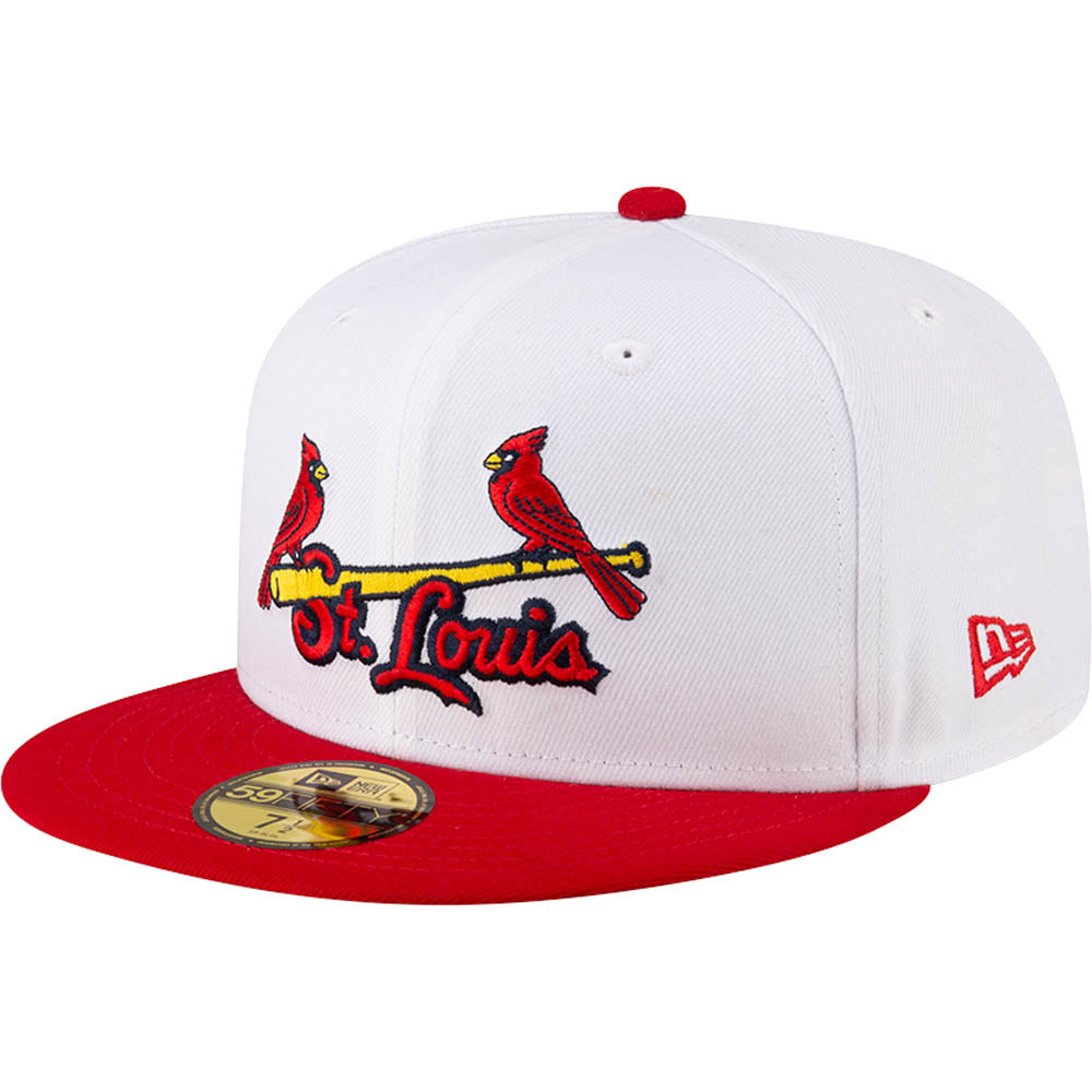 MLB St. Louis Cardinals New Era Two-Tone Snow 59FIFTY Fitted