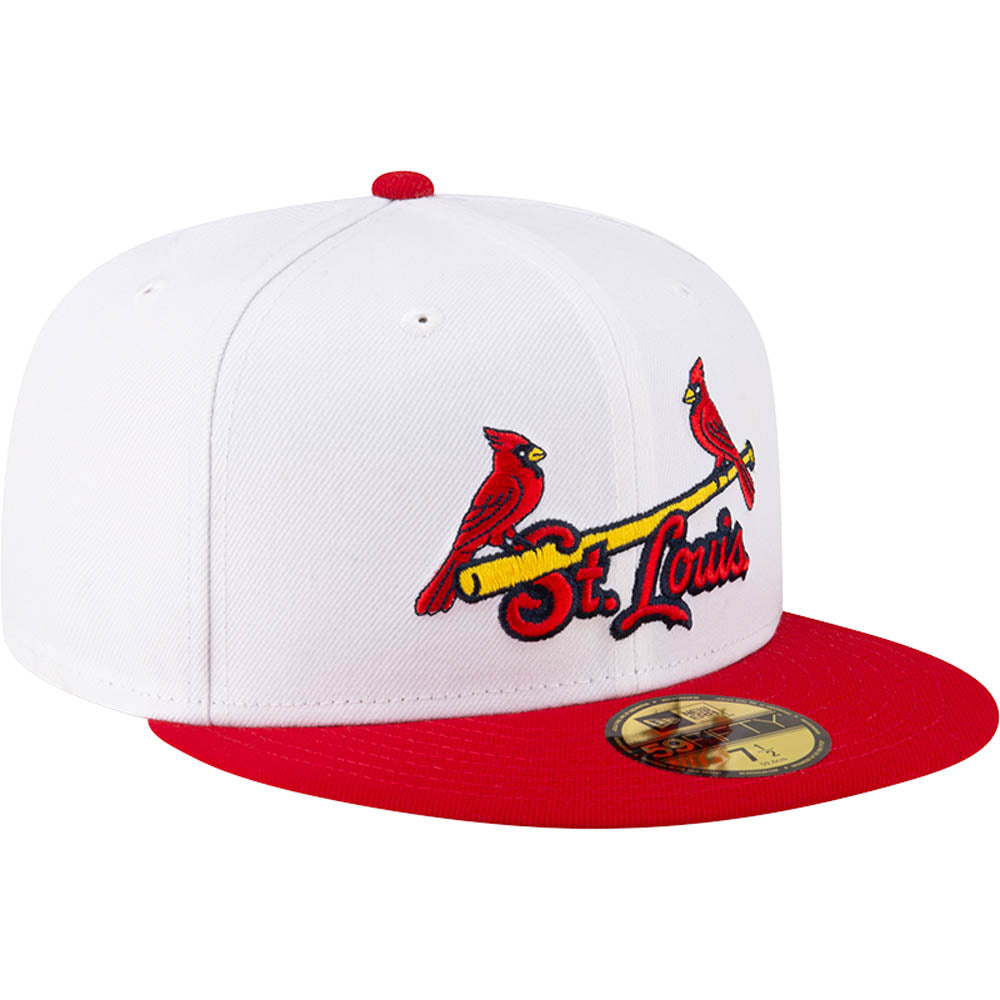 MLB St. Louis Cardinals New Era Two-Tone Snow 59FIFTY Fitted