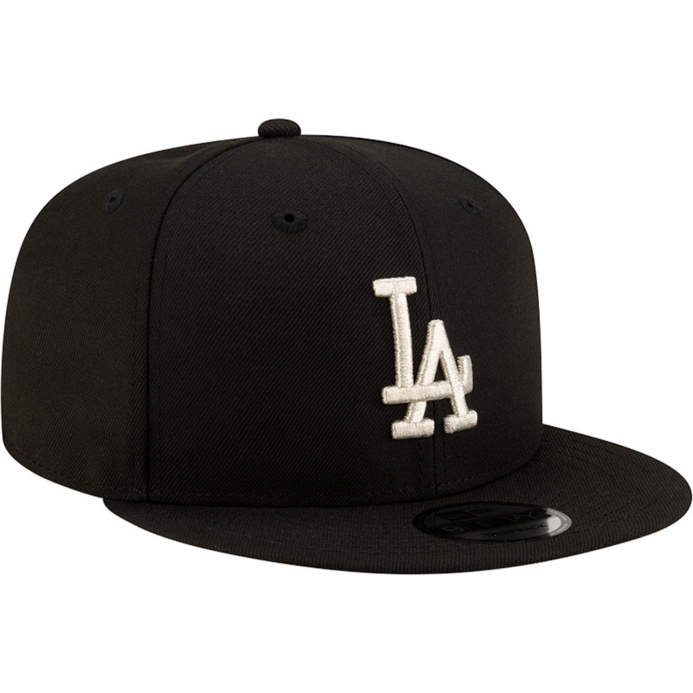 MLB Los Angeles Dodgers New Era Silver Logo 9FIFTY Snapback Hat