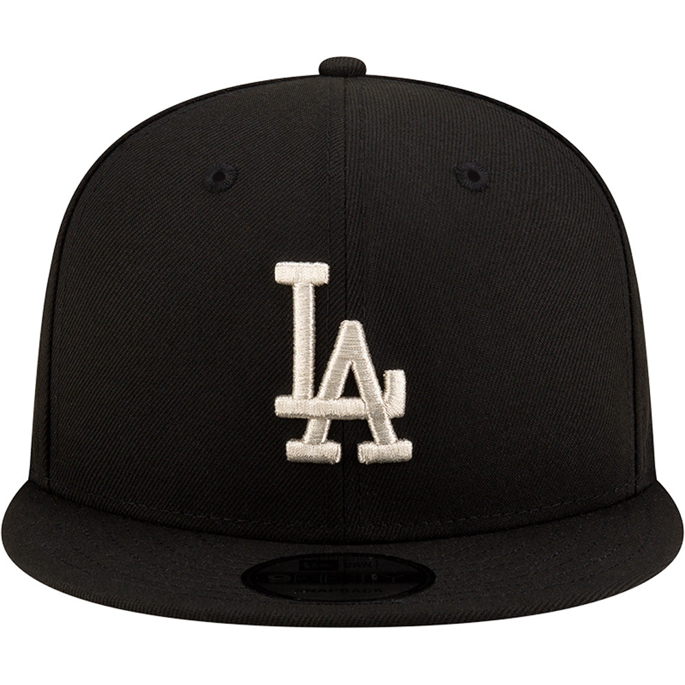 MLB Los Angeles Dodgers New Era Silver Logo 9FIFTY Snapback Hat