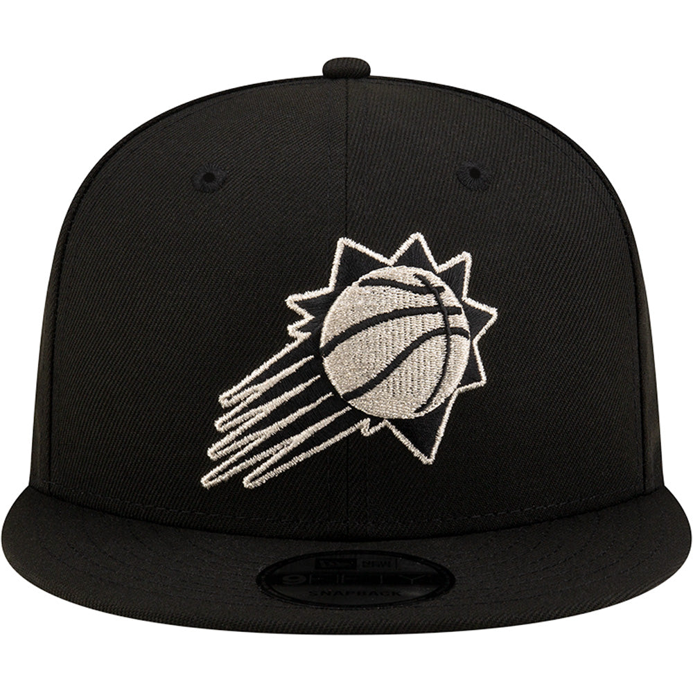 NBA Phoenix Suns New Era Silver Logo 9FIFTY Snapback Hat