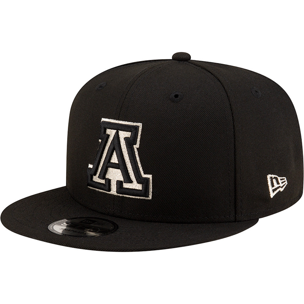 NCAA Arizona Wildcats New Era Silver Logo 9FIFTY Snapback Hat