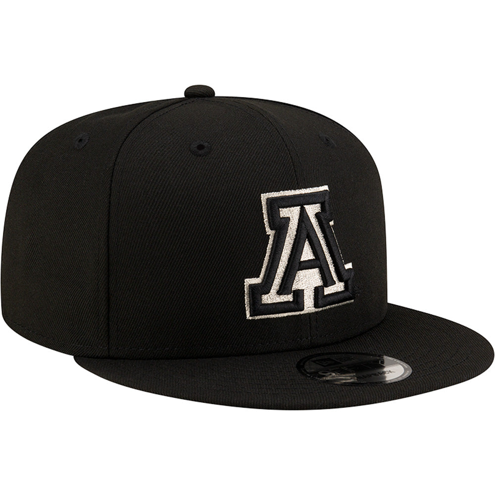 NCAA Arizona Wildcats New Era Silver Logo 9FIFTY Snapback Hat