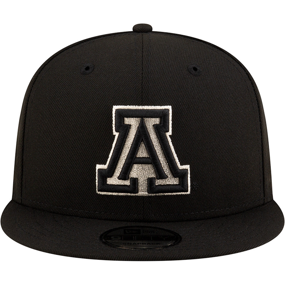 NCAA Arizona Wildcats New Era Silver Logo 9FIFTY Snapback Hat