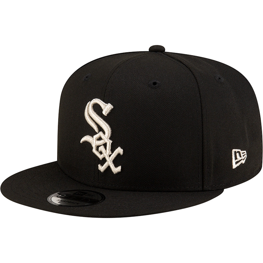 MLB Chicago White Sox New Era Silver Logo 9FIFTY Snapback Hat