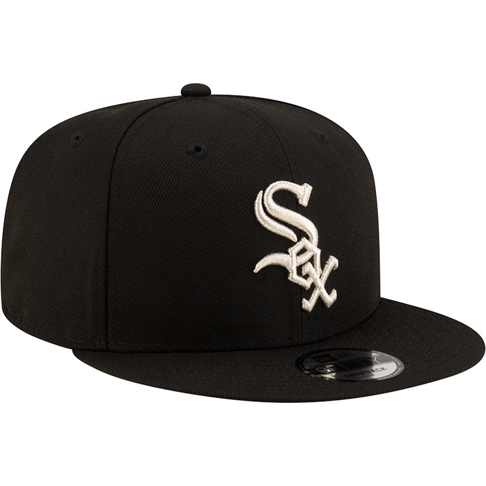 MLB Chicago White Sox New Era Silver Logo 9FIFTY Snapback Hat