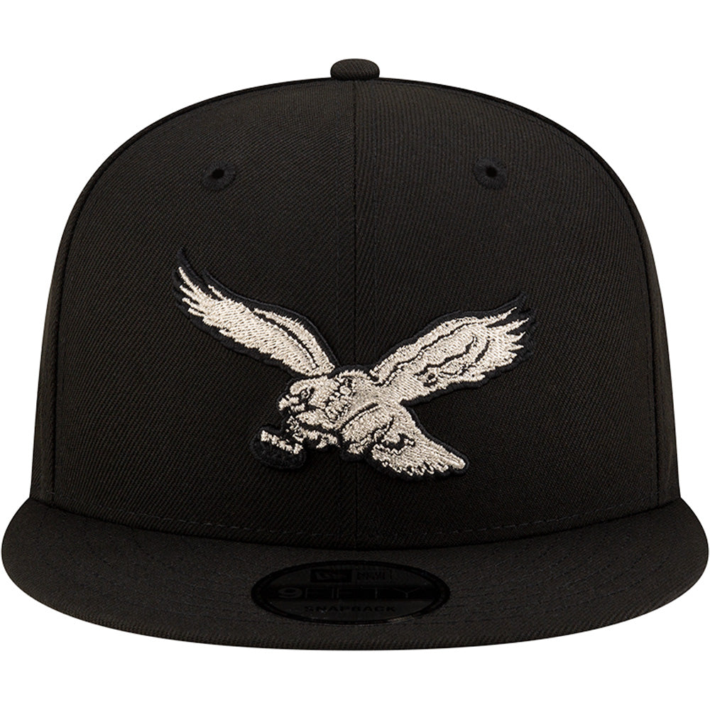 NFL Philadelphia Eagles New Era Silver Logo 9FIFTY Snapback