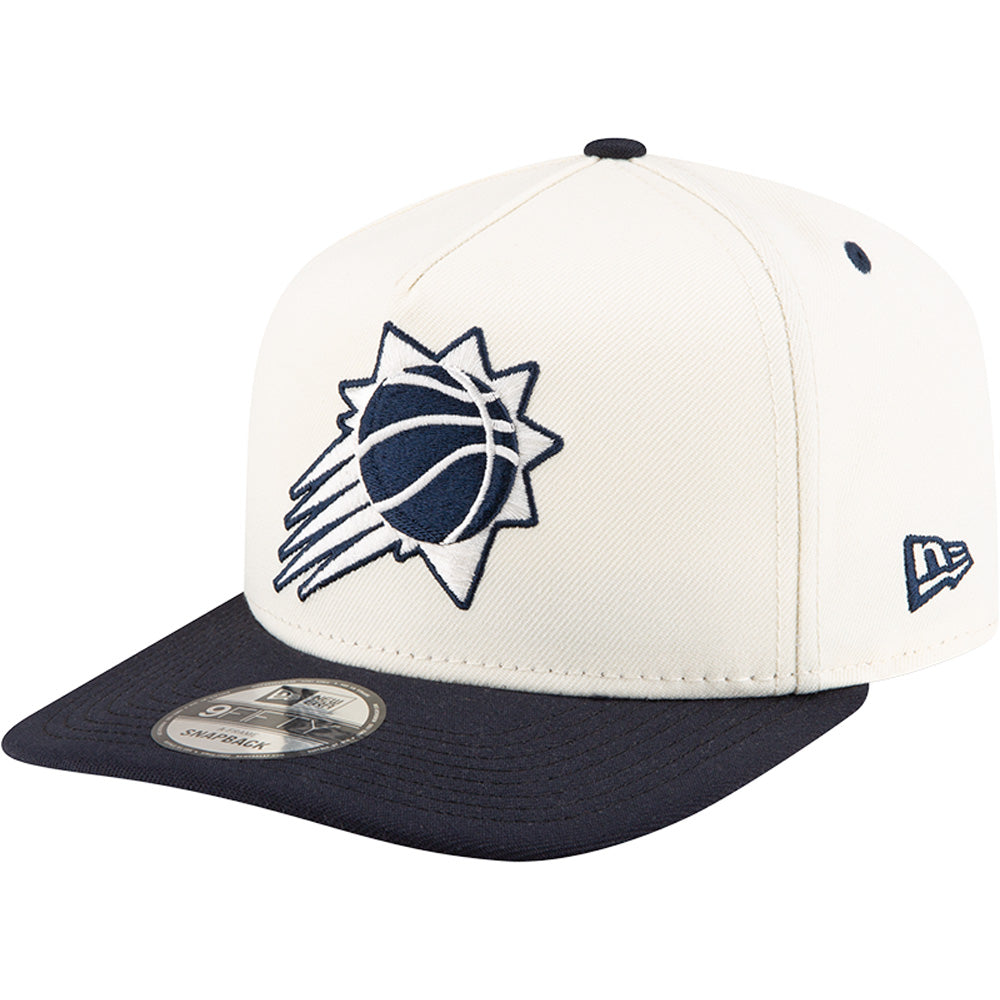 NBA Phoenix Suns New Era Chrome/Navy A-Frame 9FIFTY Snapback