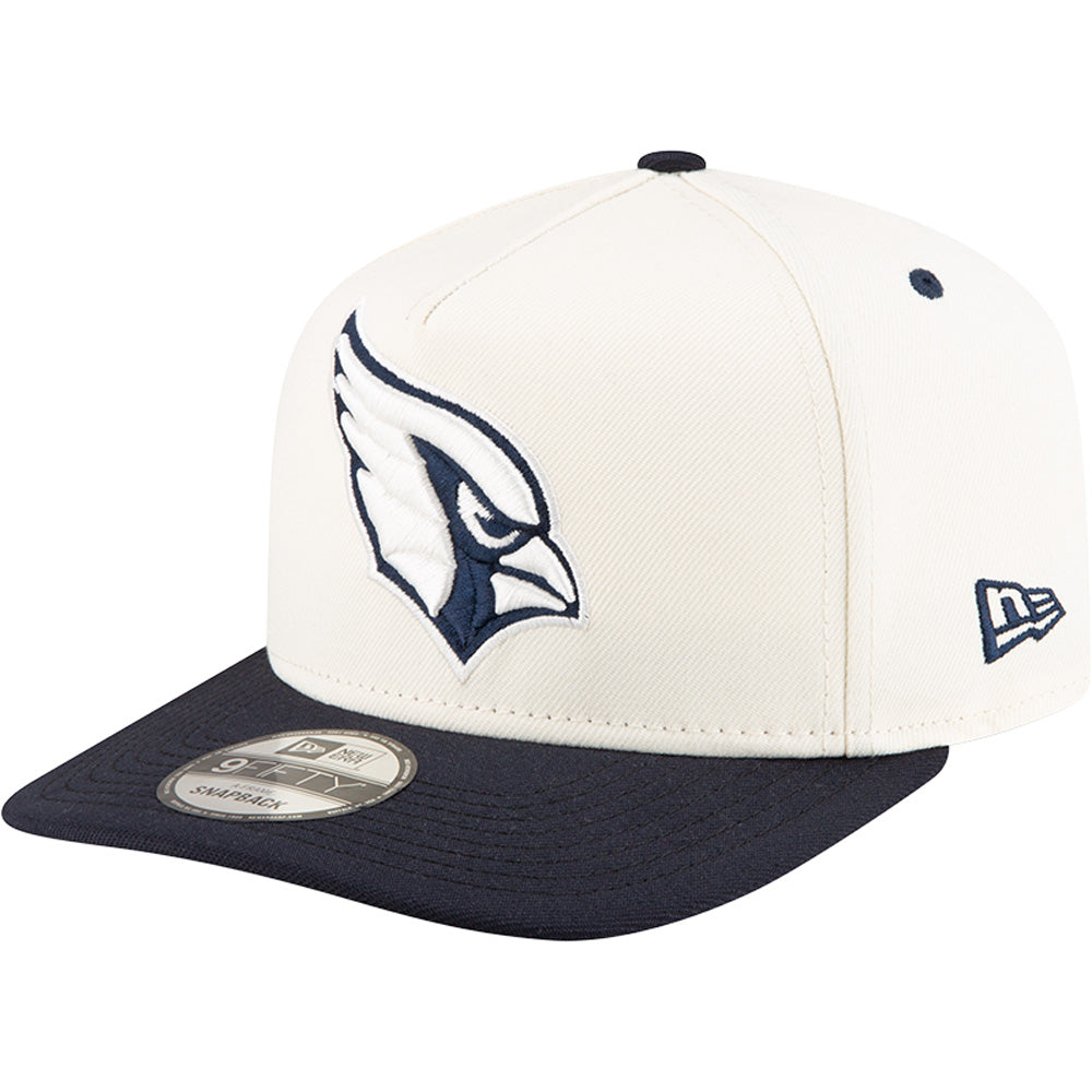 NFL Arizona Cardinals New Era Chrome/Navy A-Frame 9FIFTY Snapback