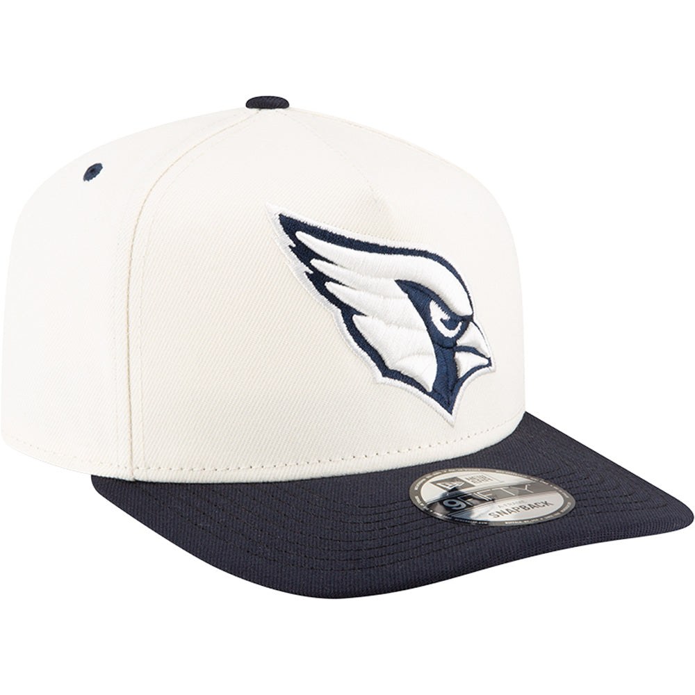 NFL Arizona Cardinals New Era Chrome/Navy A-Frame 9FIFTY Snapback