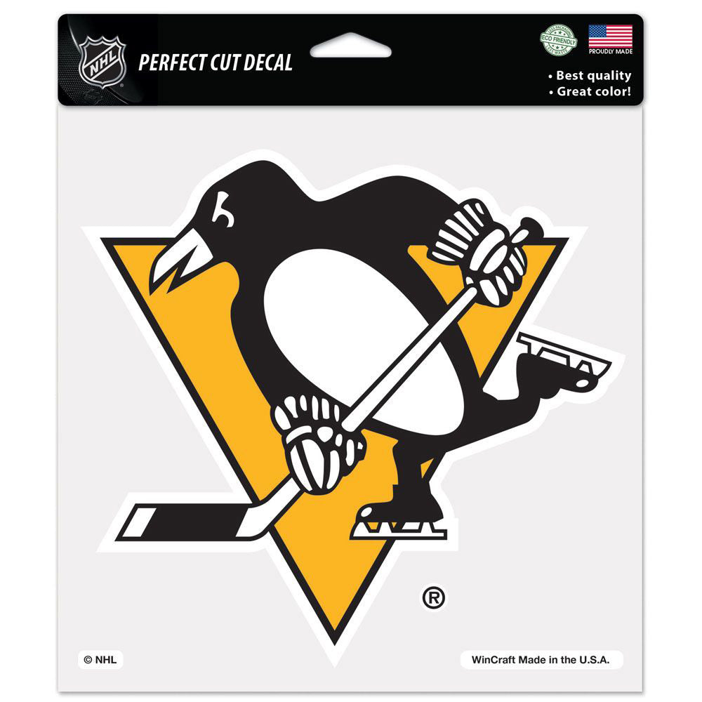 NHL Pittsburgh Penguins Wincraft 8x8 Car Decal