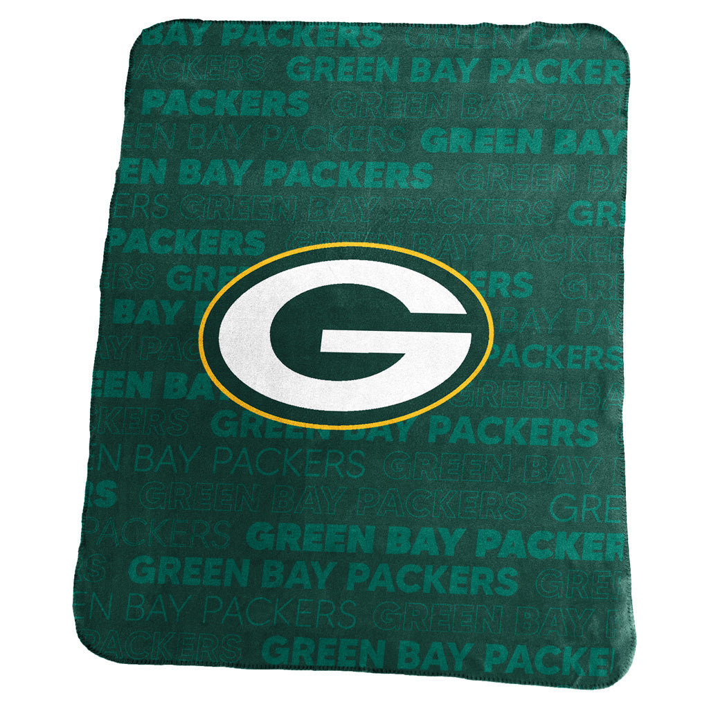 NFL Green Bay Packers Logo Brands 50x60 Classic Fleece Blanket