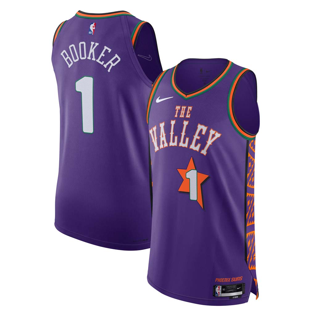 NBA Phoenix Suns Devin Booker Nike 2024/25 City Edition Authentic Jersey