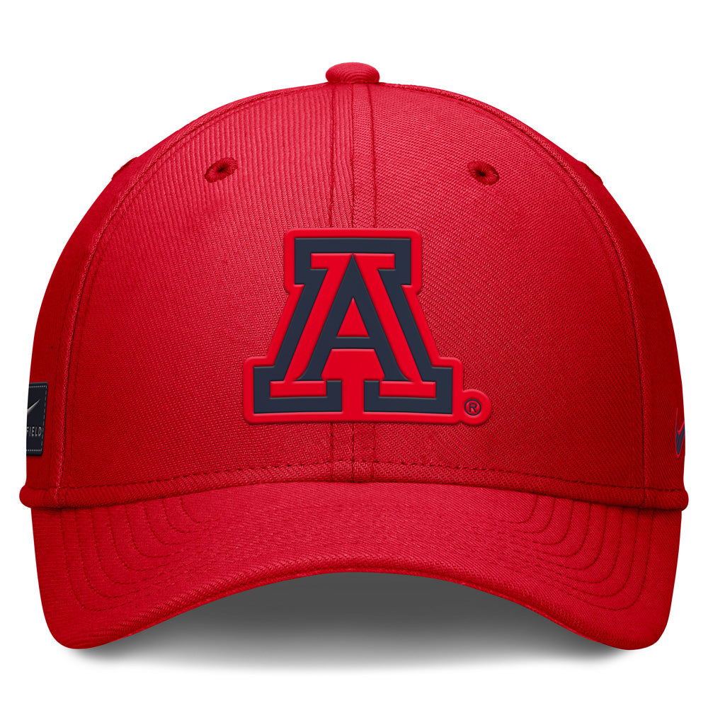 NCAA Arizona Wildcats Nike Rise Structured Swoosh Flex Hat