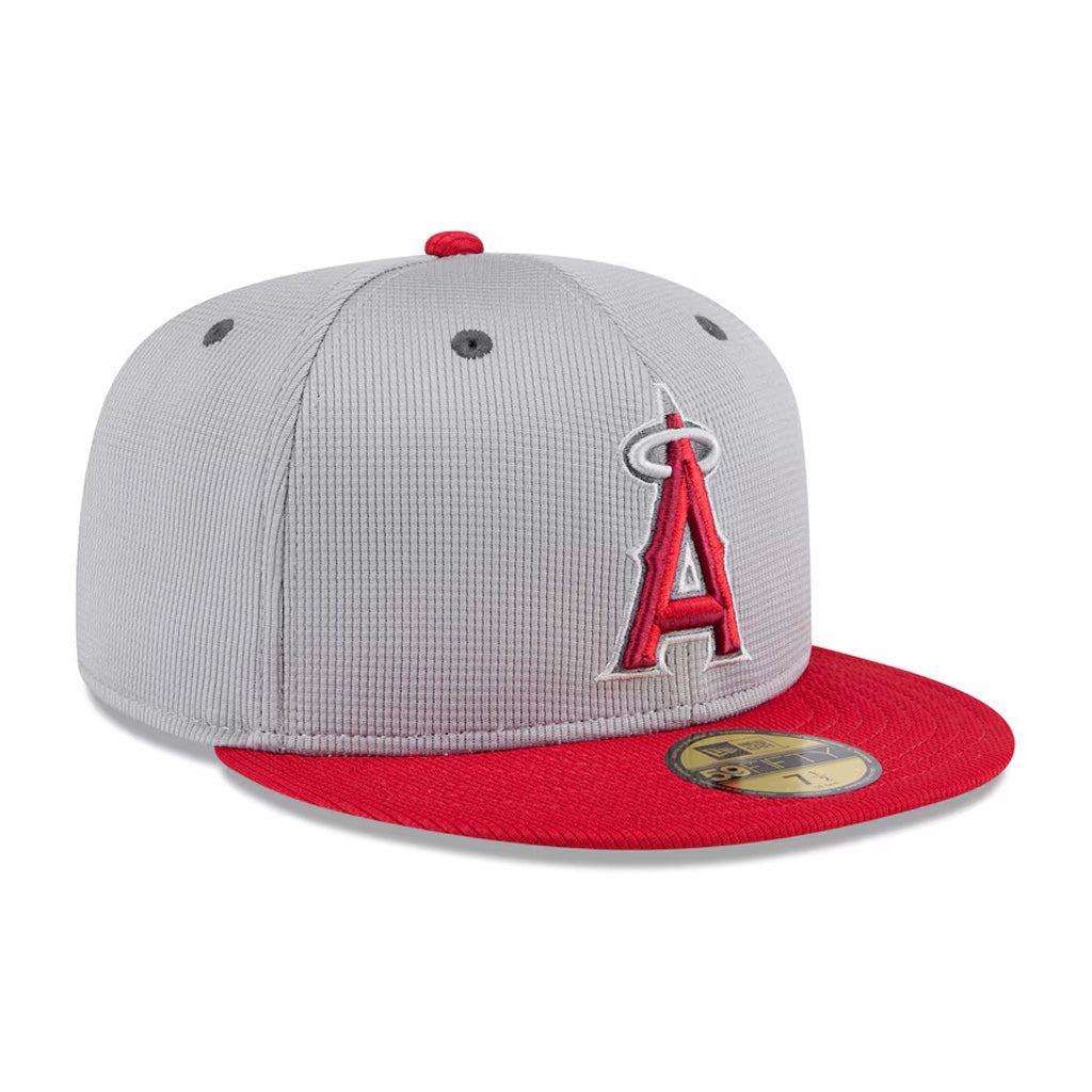 MLB Los Angeles Angels New Era 2025 Graphite Batting Practice 59FIFTY Fitted Hat - Graphite