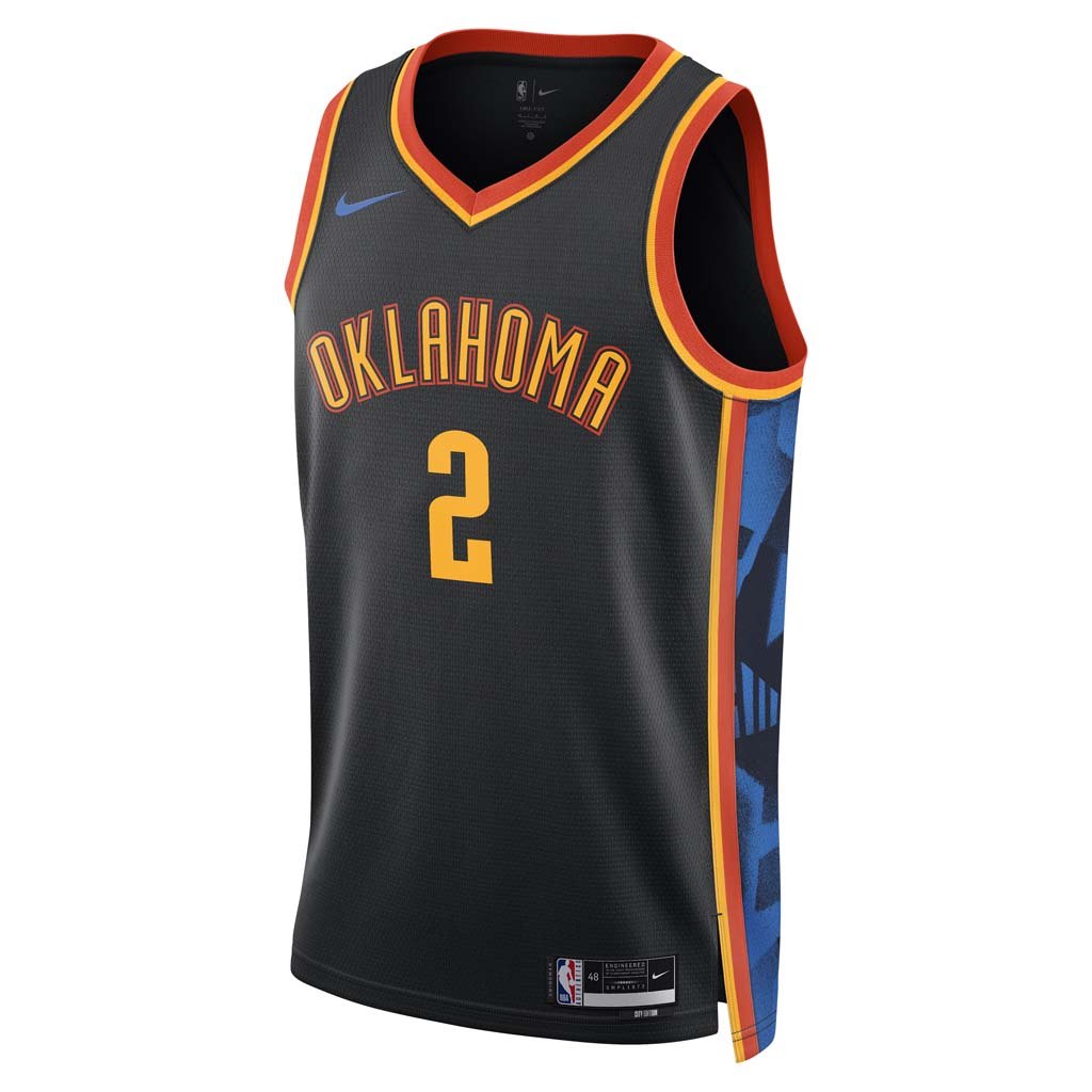 NBA Oklahoma City Thunder Shai Gilgeous-Alexander Nike 2024/25 City Edition Swingman Jersey