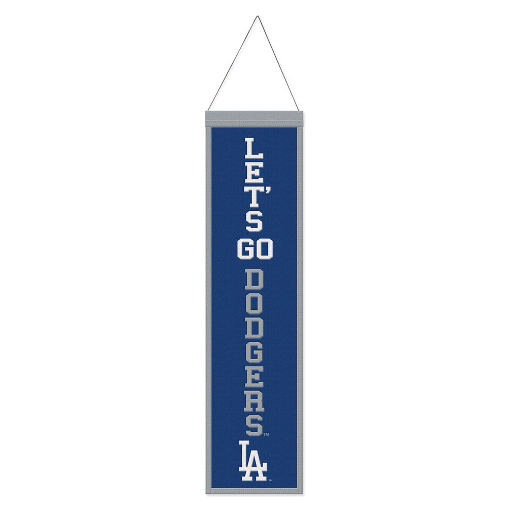 MLB Los Angeles Dodgers WinCraft Slogan Wool Banner